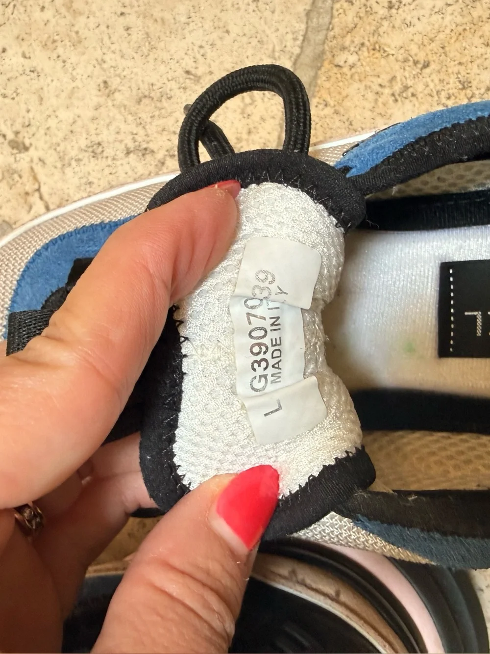 Chanel platform sneakers- blue, pink, beige. Size 39. 100% authentic.